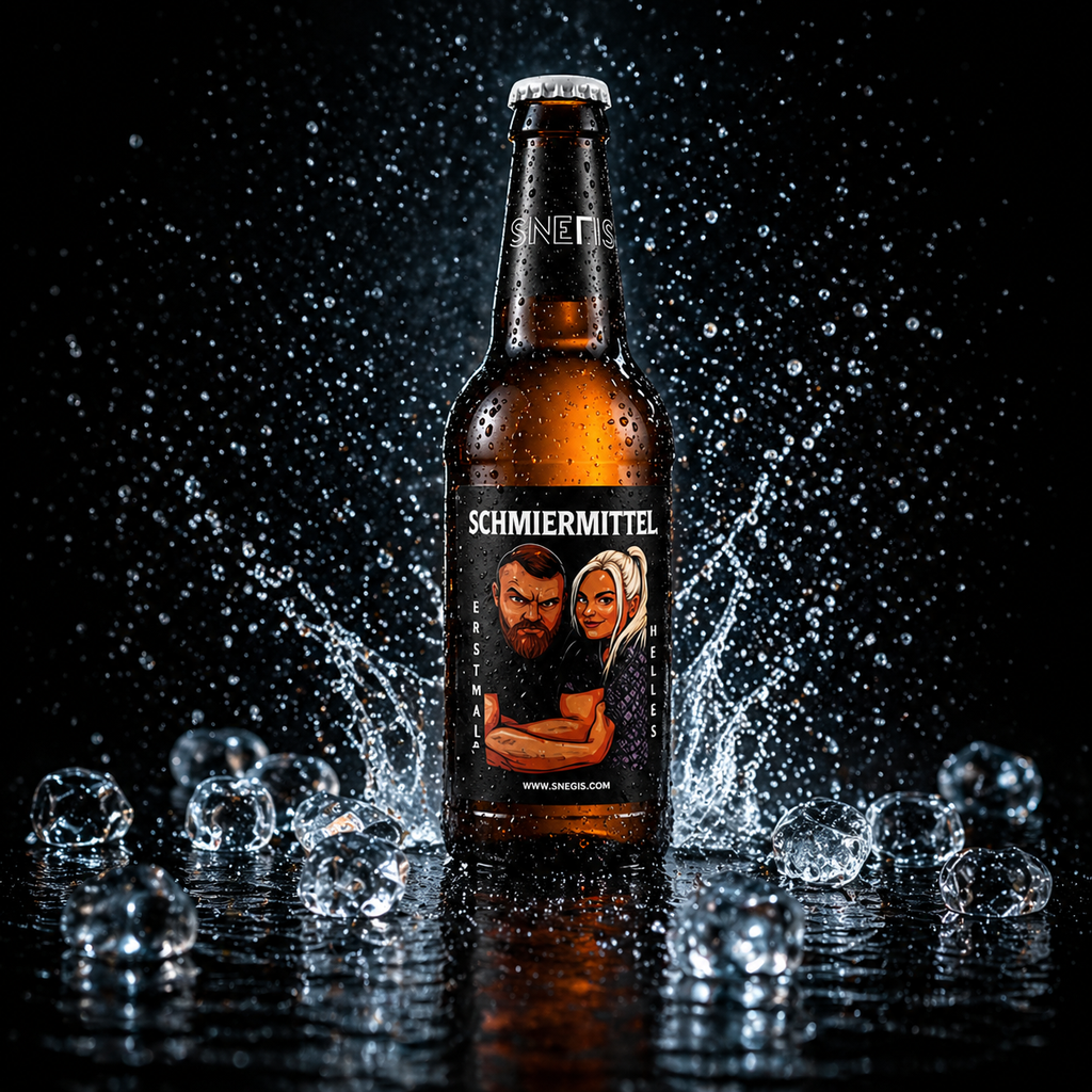 Snegis Schmiermittel – Helles Bier (0,33l) | 12er & 2x12er Pack ( Vorverkauf )