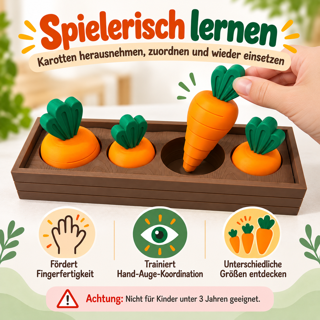 Karotten-Steckspiel