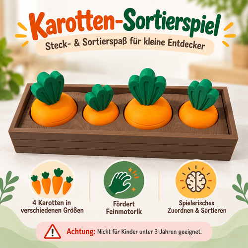 Karotten-Steckspiel