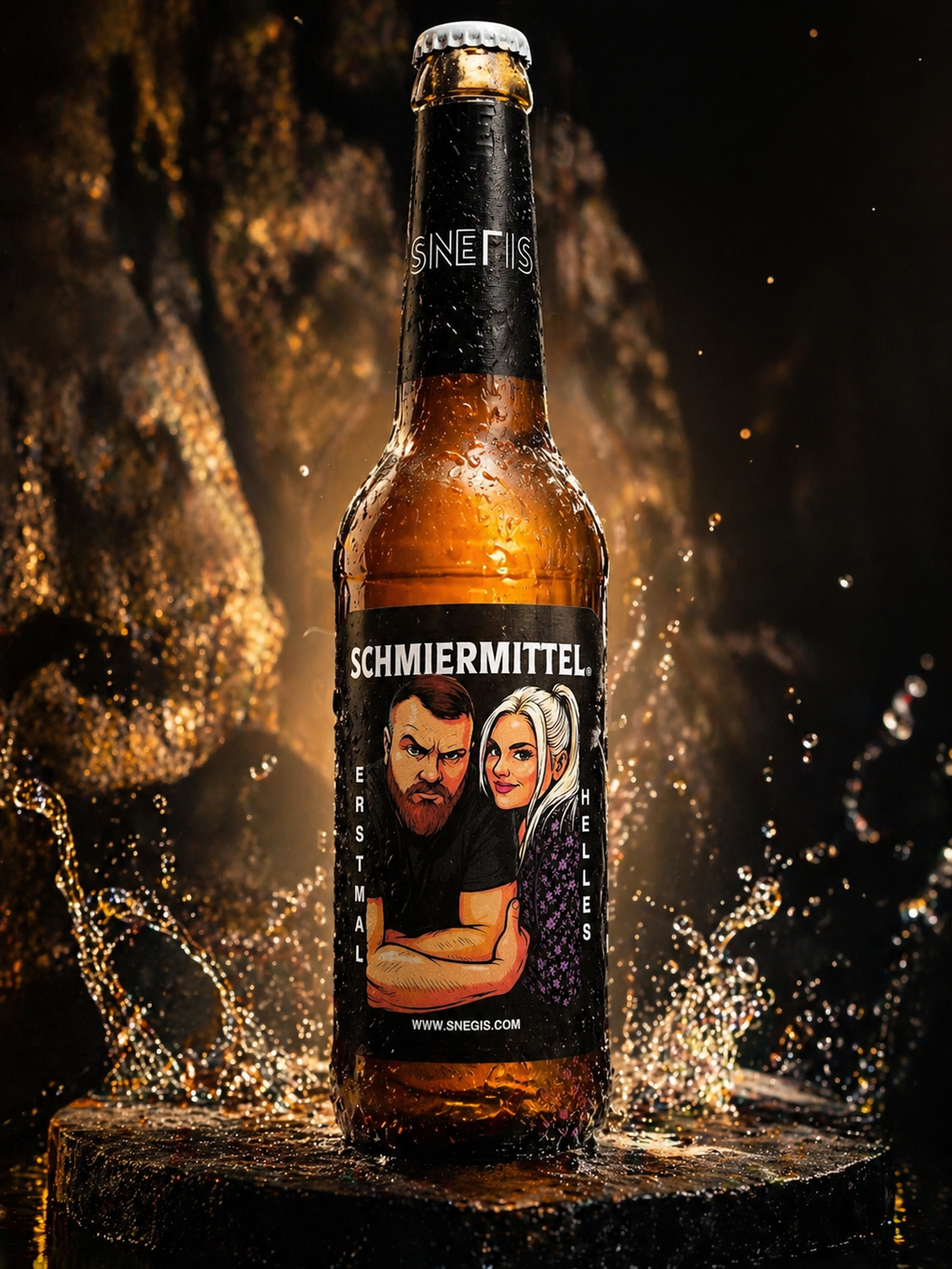 Snegis Schmiermittel – Helles Bier (0,33l) | 12er & 2x12er Pack ( Vorverkauf )