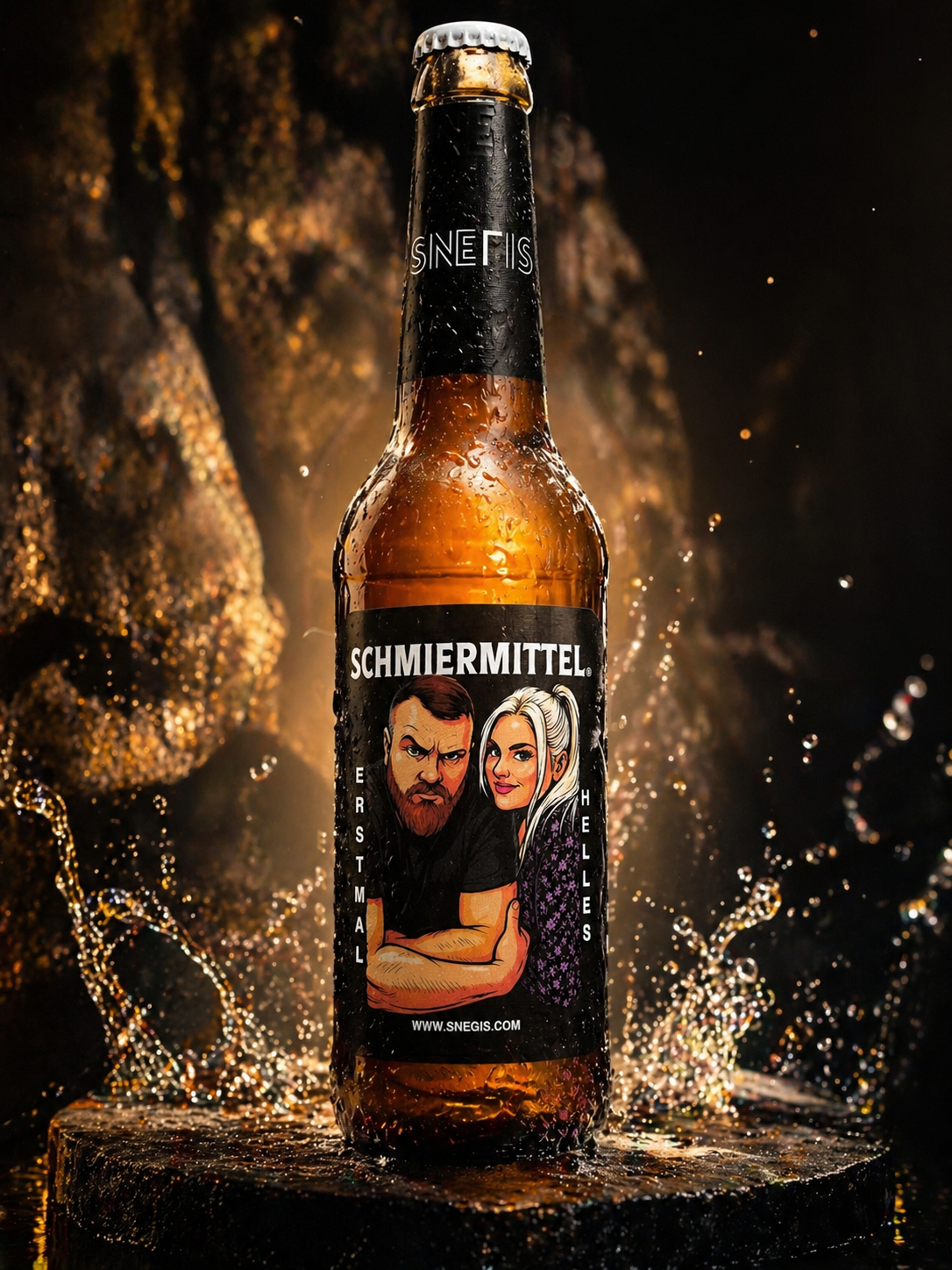 Snegis Schmiermittel – Helles Bier (0,33l) | 12er & 2x12er Pack ( Vorverkauf )