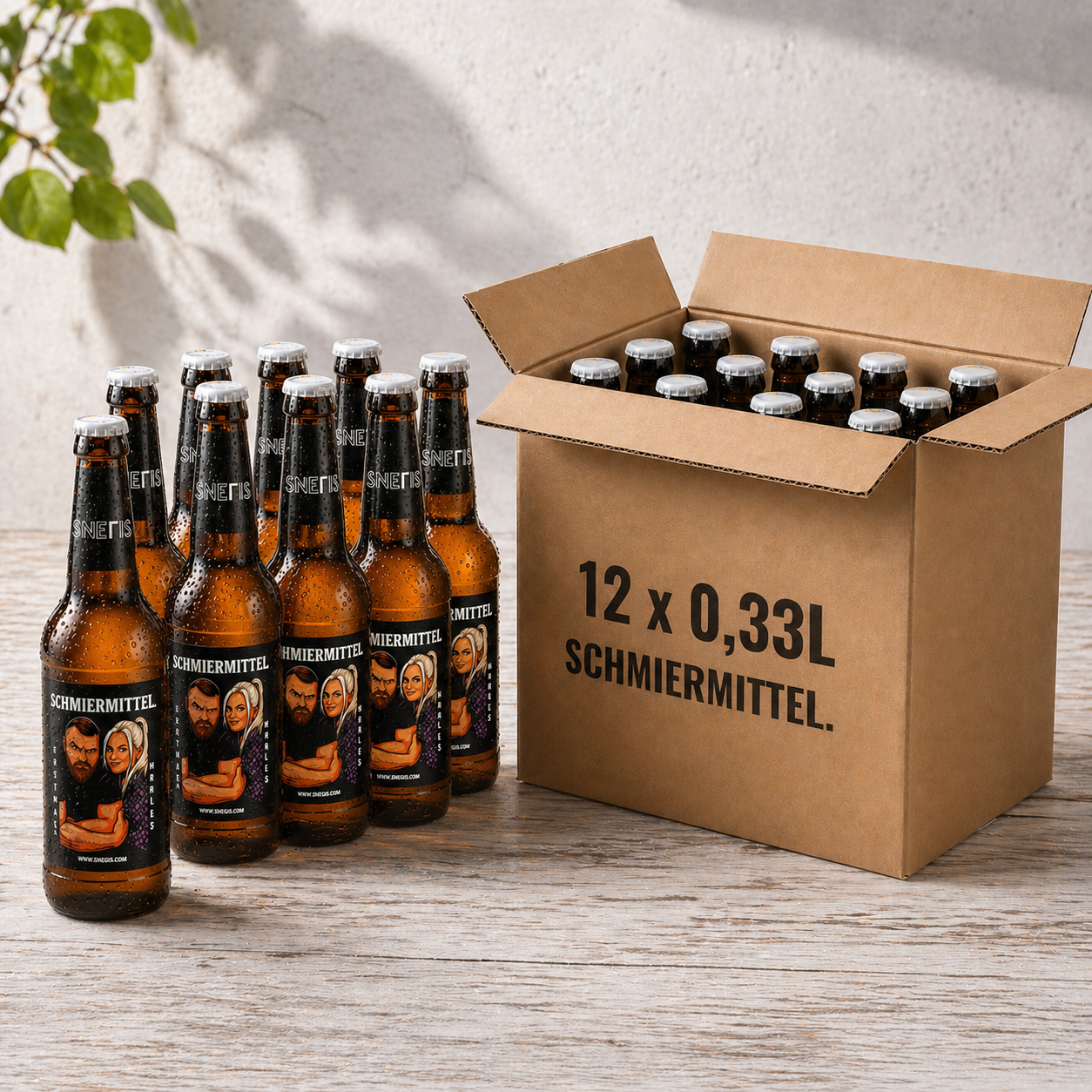 Snegis Schmiermittel – Helles Bier (0,33l) | 12er & 2x12er Pack ( Vorverkauf )