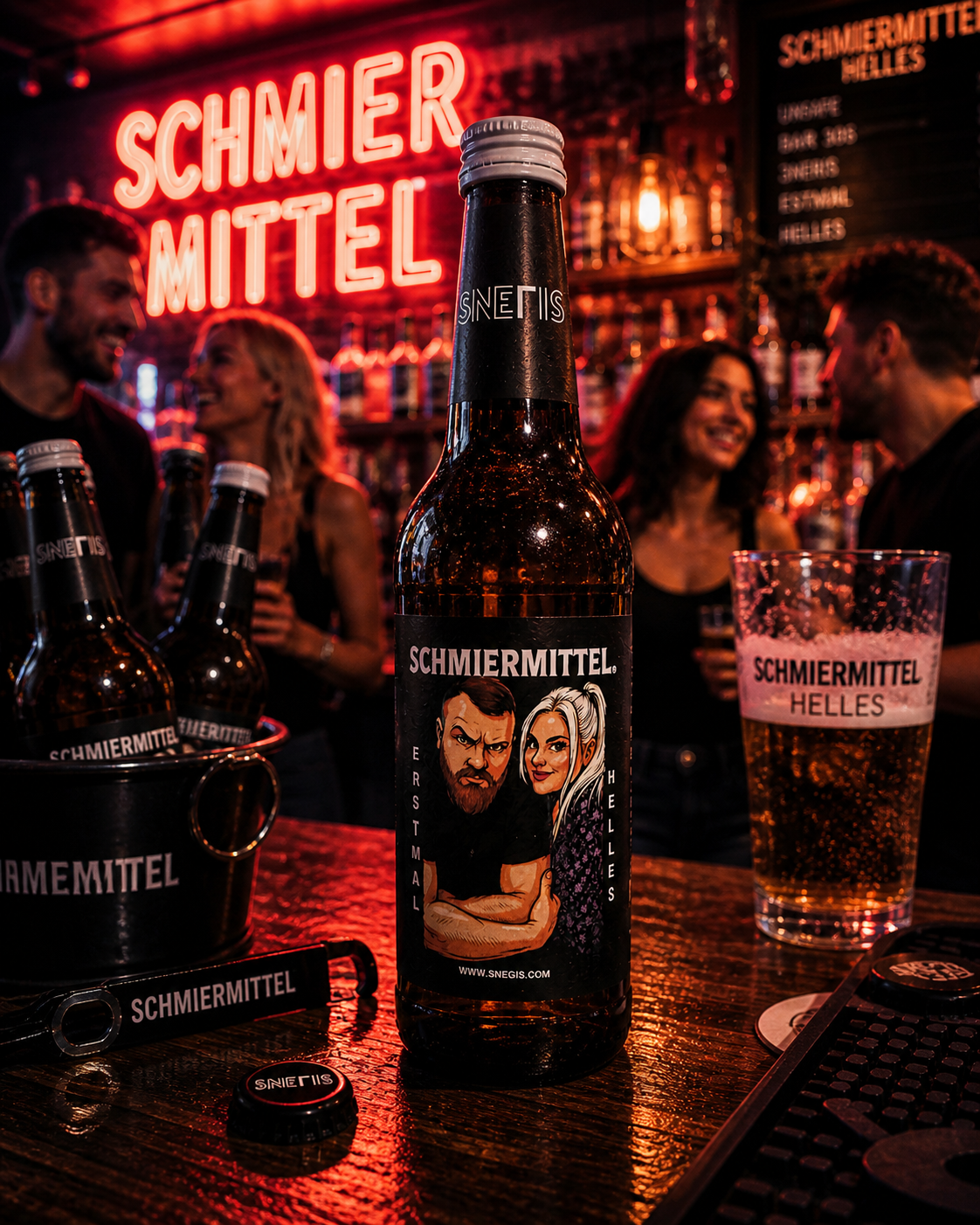 Snegis Schmiermittel – Helles Bier (0,33l) | 12er & 2x12er Pack ( Vorverkauf )