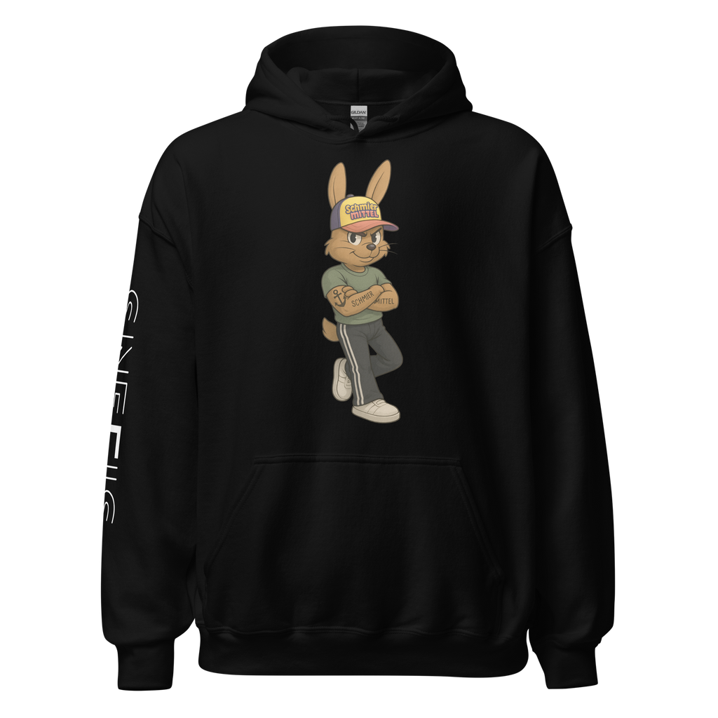 Snegis Schmiermittel Hase Unisex-Kapuzenpullover