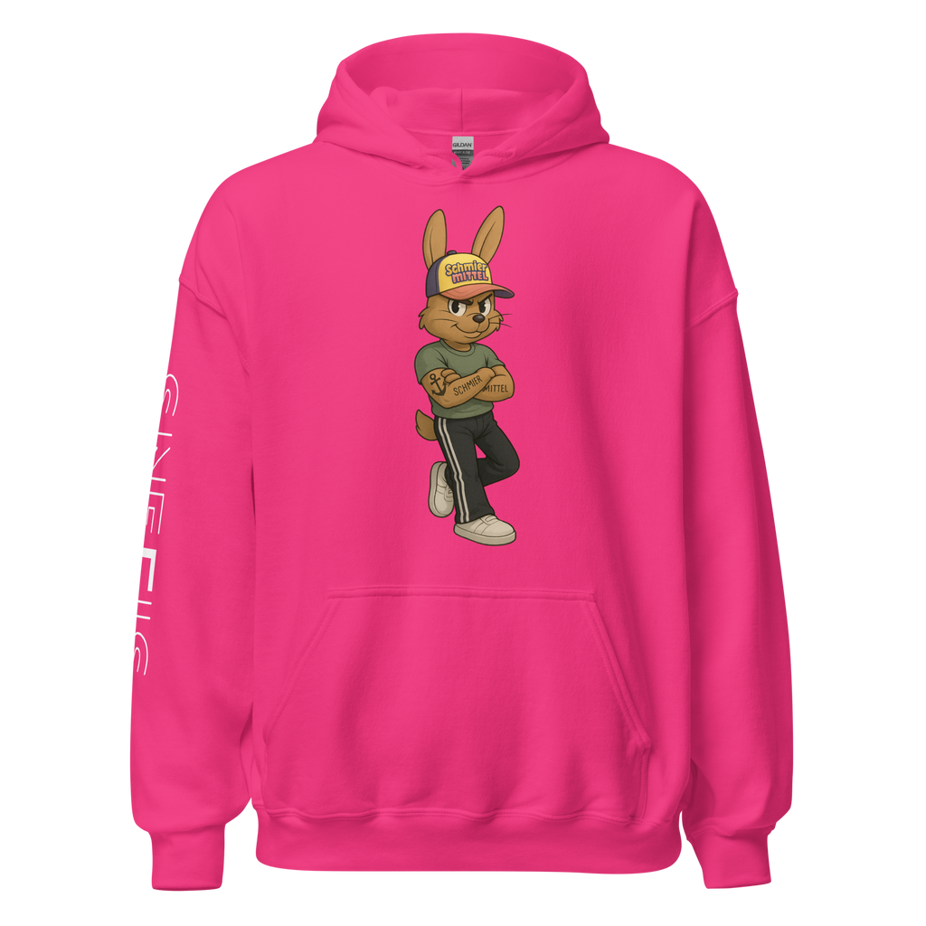 Snegis Schmiermittel Hase Unisex-Kapuzenpullover