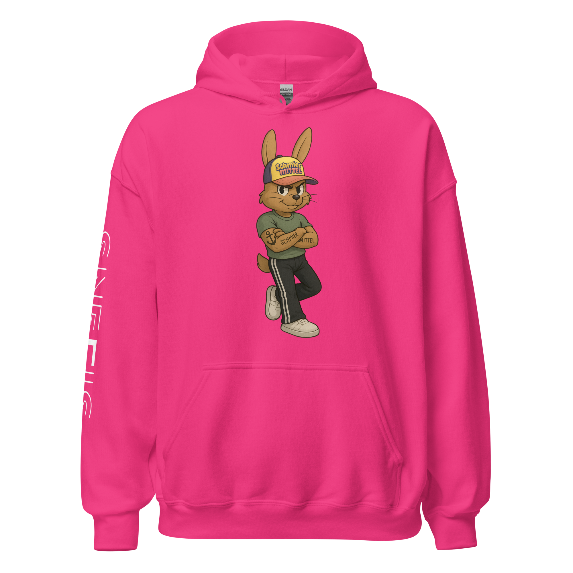 Snegis Schmiermittel Hase Unisex-Kapuzenpullover