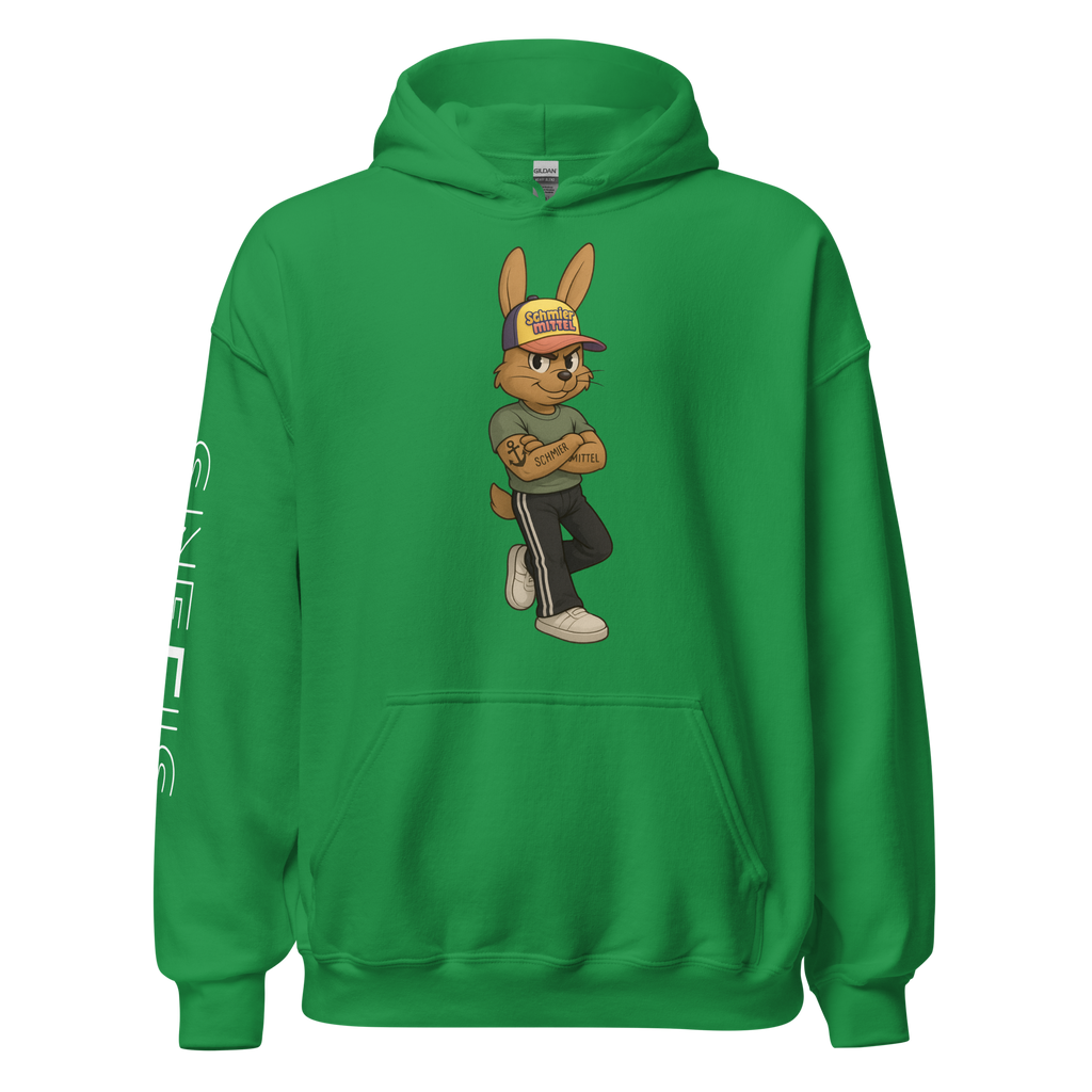Snegis Schmiermittel Hase Unisex-Kapuzenpullover