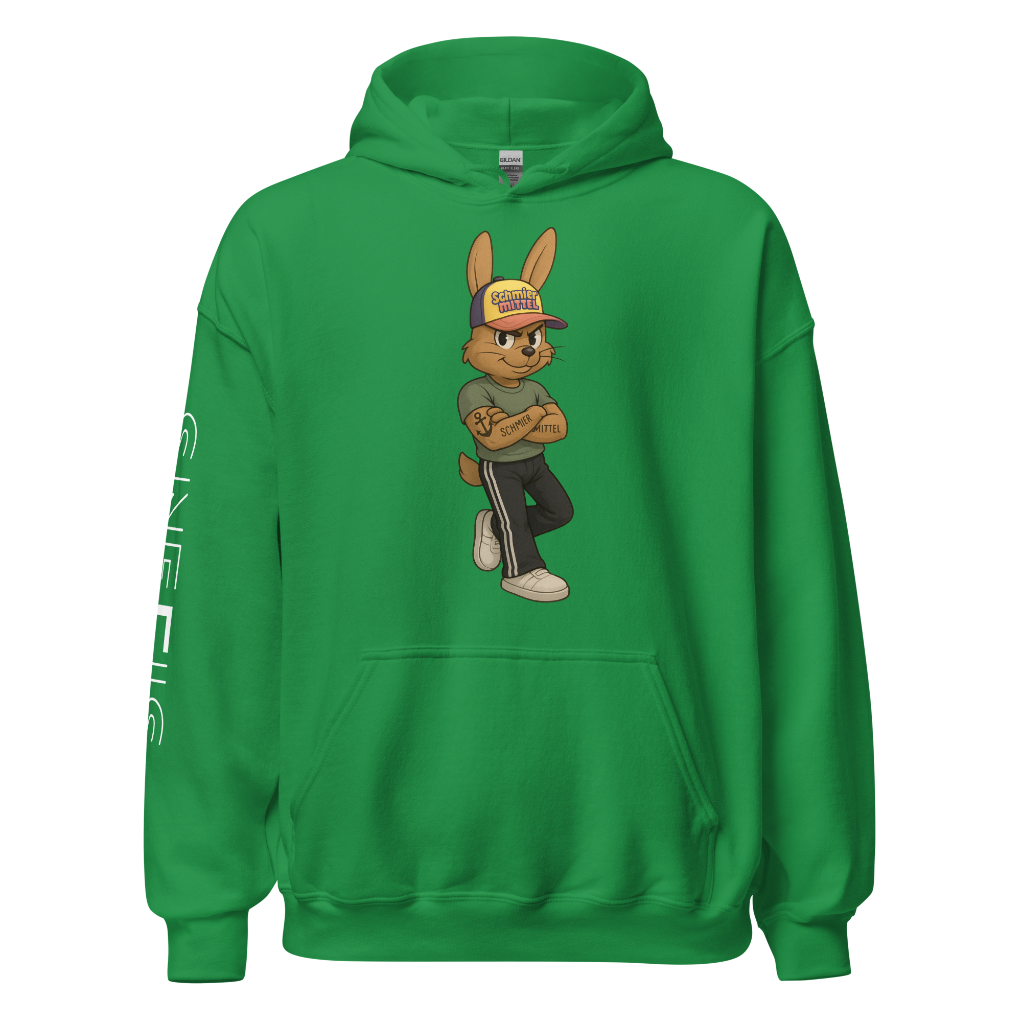 Snegis Schmiermittel Hase Unisex-Kapuzenpullover