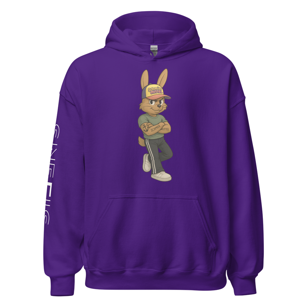 Snegis Schmiermittel Hase Unisex-Kapuzenpullover