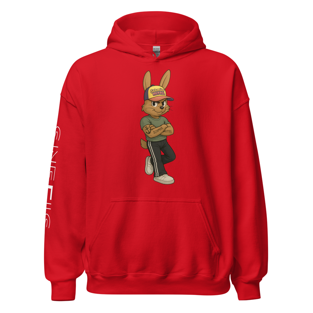 Snegis Schmiermittel Hase Unisex-Kapuzenpullover