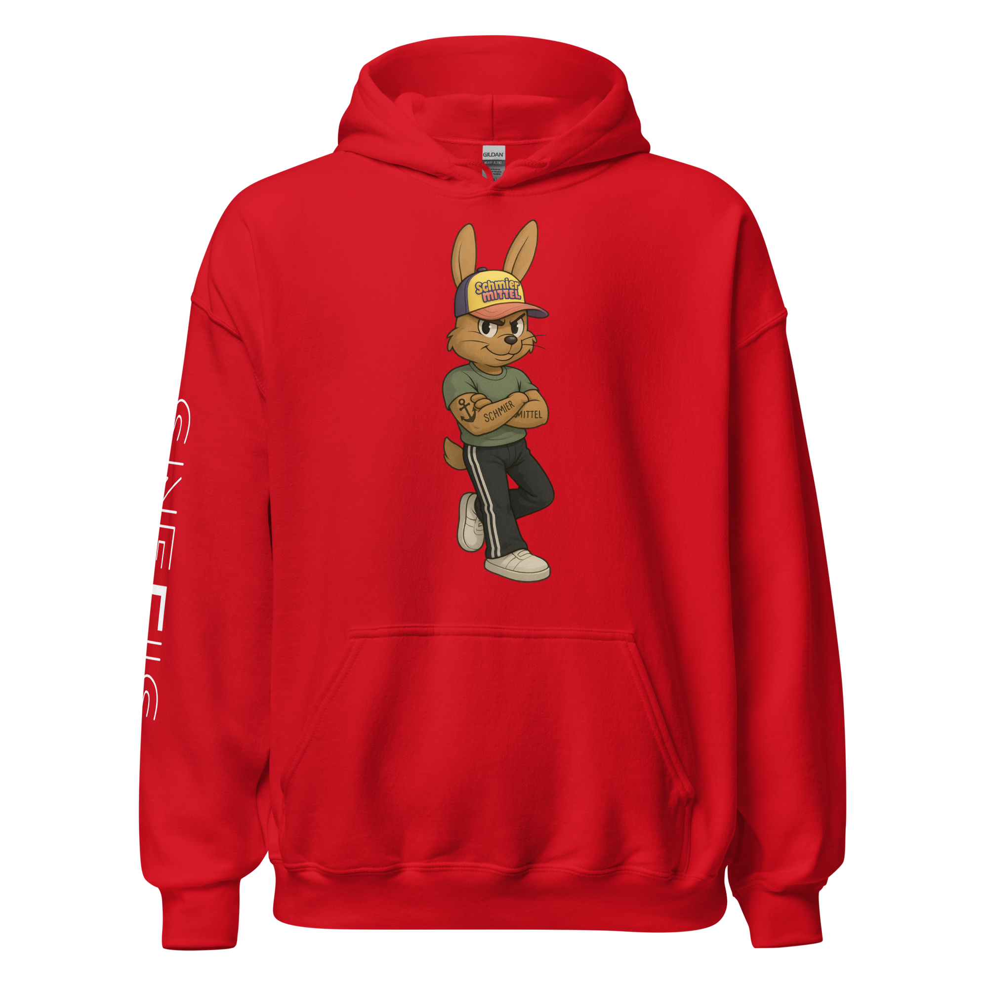 Snegis Schmiermittel Hase Unisex-Kapuzenpullover