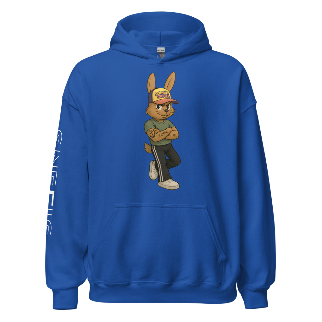 Snegis Schmiermittel Hase Unisex-Kapuzenpullover