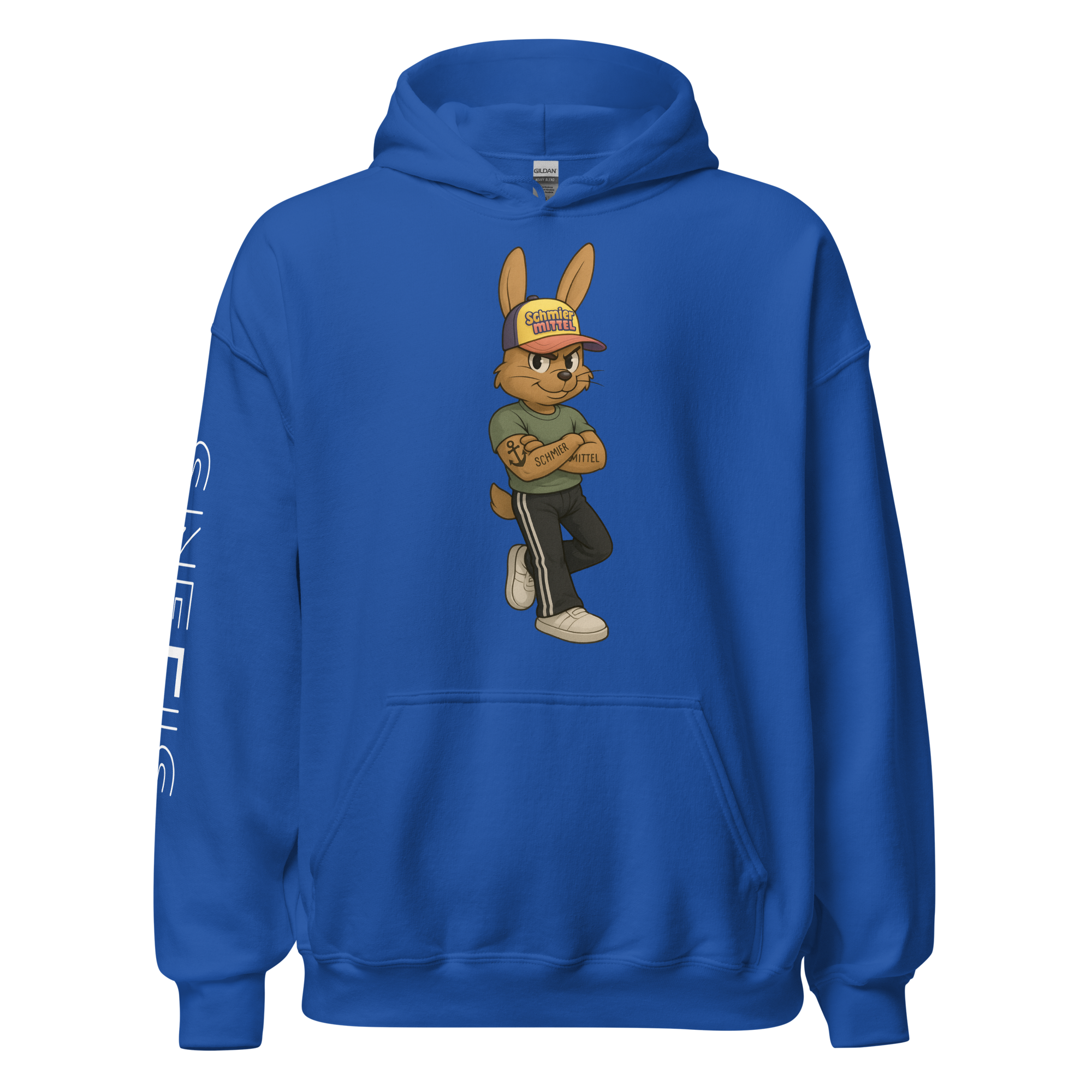 Snegis Schmiermittel Hase Unisex-Kapuzenpullover
